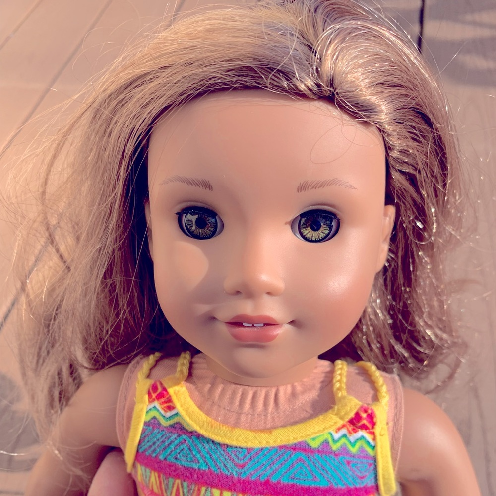 AMERICAN GIRL “LEA CLARK” DOLL OF THE YEAR 2016 w/ORIGINAL DRESS 100% AUTHENTIC!